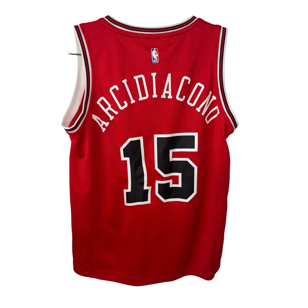Fanatics Chicago Bulls Ryan Arcidiacono #15‎ NBA Jersey Red Youth Medium